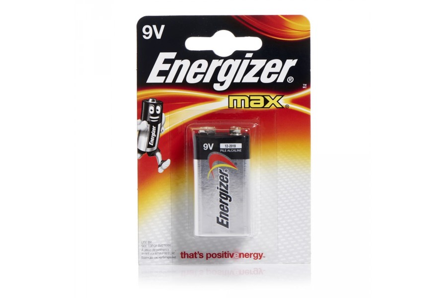 

9V Energizer 6LR61 Mocna Bateria Alkaliczna