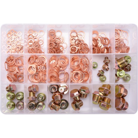 YATO ШАЙБЫ И СЛИВНЫЕ ПРОБКИ 534PCS YT 06864