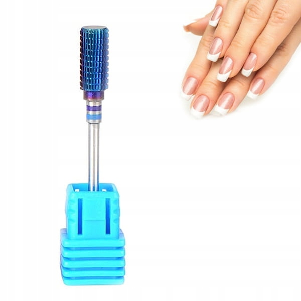 FREZ WOLFRAMOWY WALEC Średni MOCNY Manicure Pedicure ŻEL AKRYL HYBRYDA