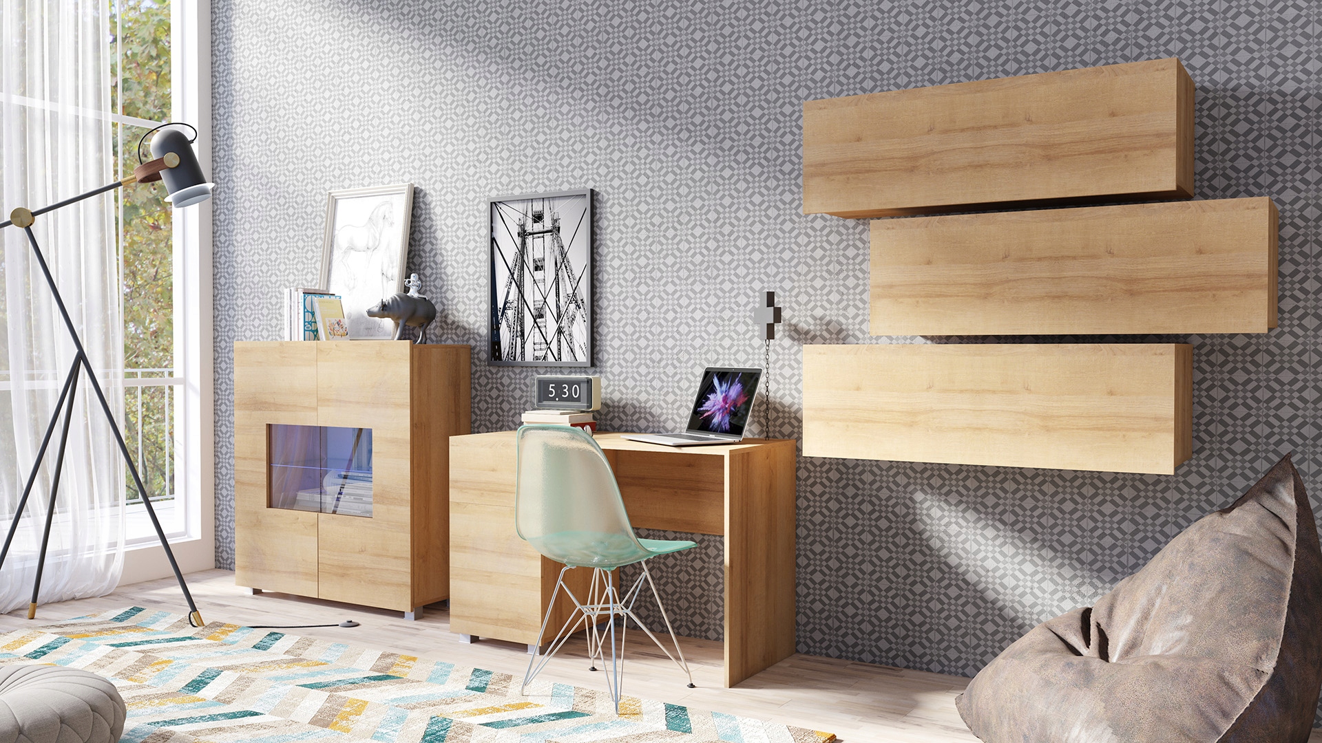 Calabrini Zestaw 12 dąb złoty