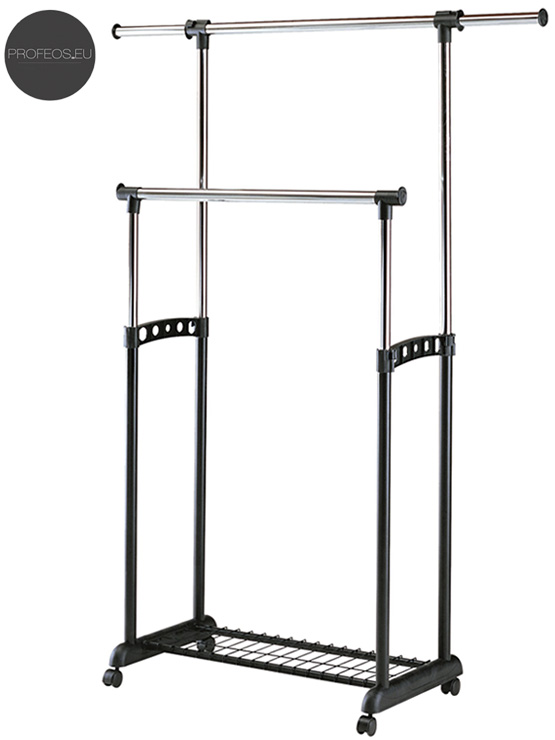 REGULOWANY WIESZAK DO GARDEROBY PRZEDPOKOJU CZARNY Marka Profeos