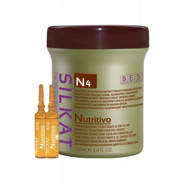Bes Silkat Nutritivo Trettamento N4 sérum na poškozené vlasy 12x10ml