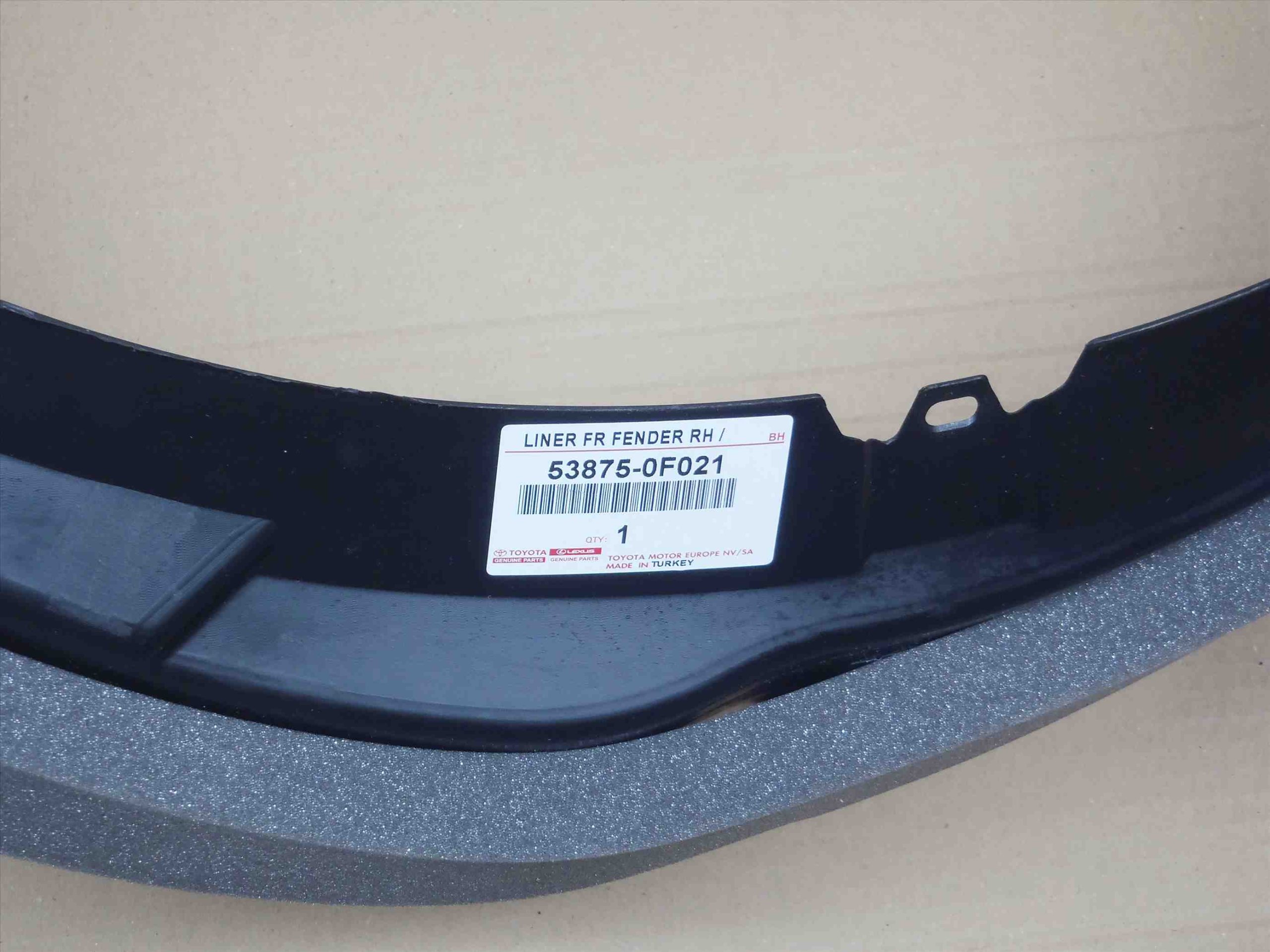 53875-0F021 NADKOLE PRZEDNIE PRAWE VERSO R2 Producent części Toyota OE