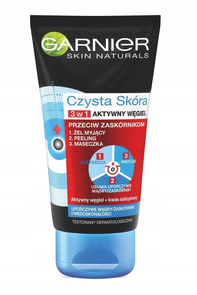 

Garnier Czysta Skóra Aktywny Węgiel żel do twarzy