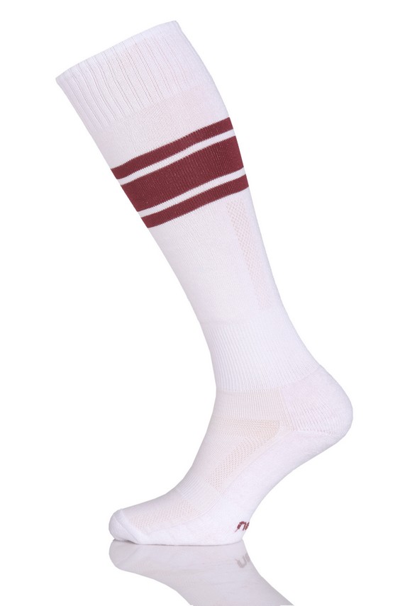 PODKOLANÓWKI SPORTOWE NESSI OLD SCHOOL PASKI 37-41 Fason Podkolanówki