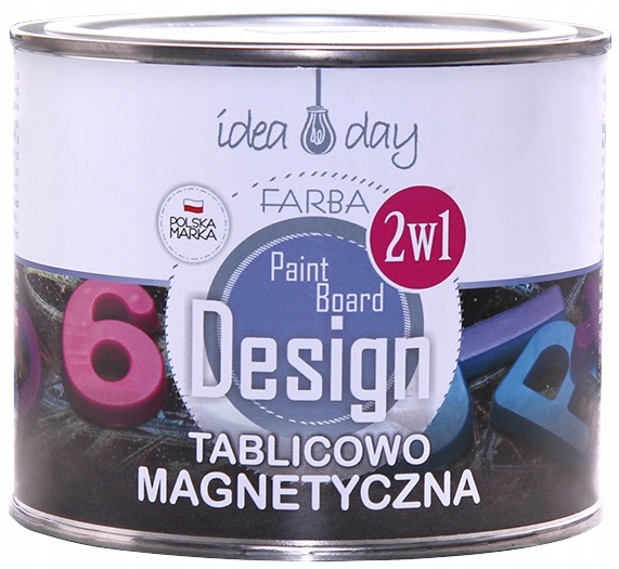 

Farba magnetyczno-tablicowa 0,50 Litra IdeaDay