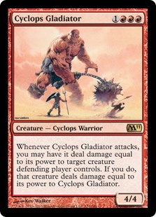 Mtg 2x Cyclops Gladiator (Rare)