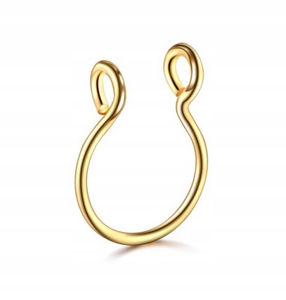 

Fake septum klasyczny FNS-047 Złoty 0,8/8