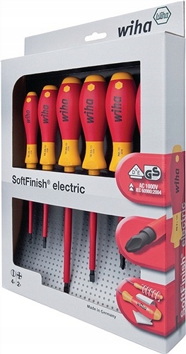 

Wkrętaki SoftFinish electric płaskie Ph Wiha 00833