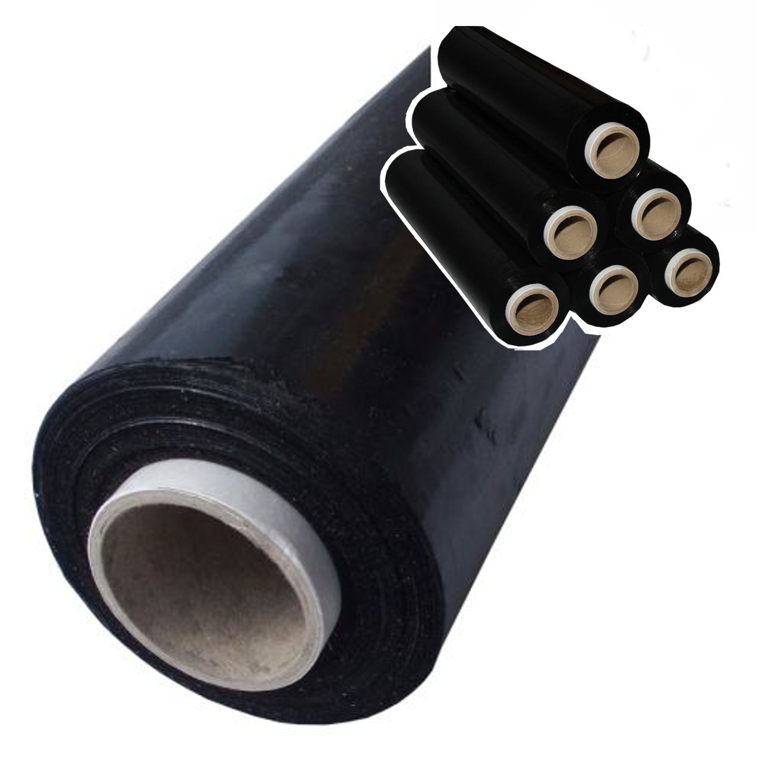 FOLIA STRETCH CZARNA 3,0KG DUŻO FOLI SUPER KRYJĄCA Stan opakowania oryginalne