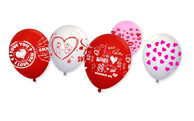 

Balon Ślub Wesele Walentynki 30CM MIX 5 Szt Balony