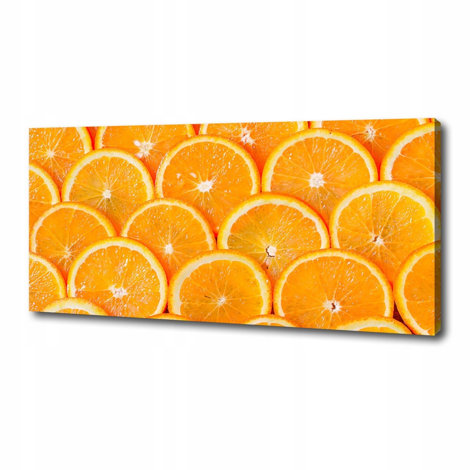 

Foto obraz na płótnie Plastry pomarańczy 125x50 cm