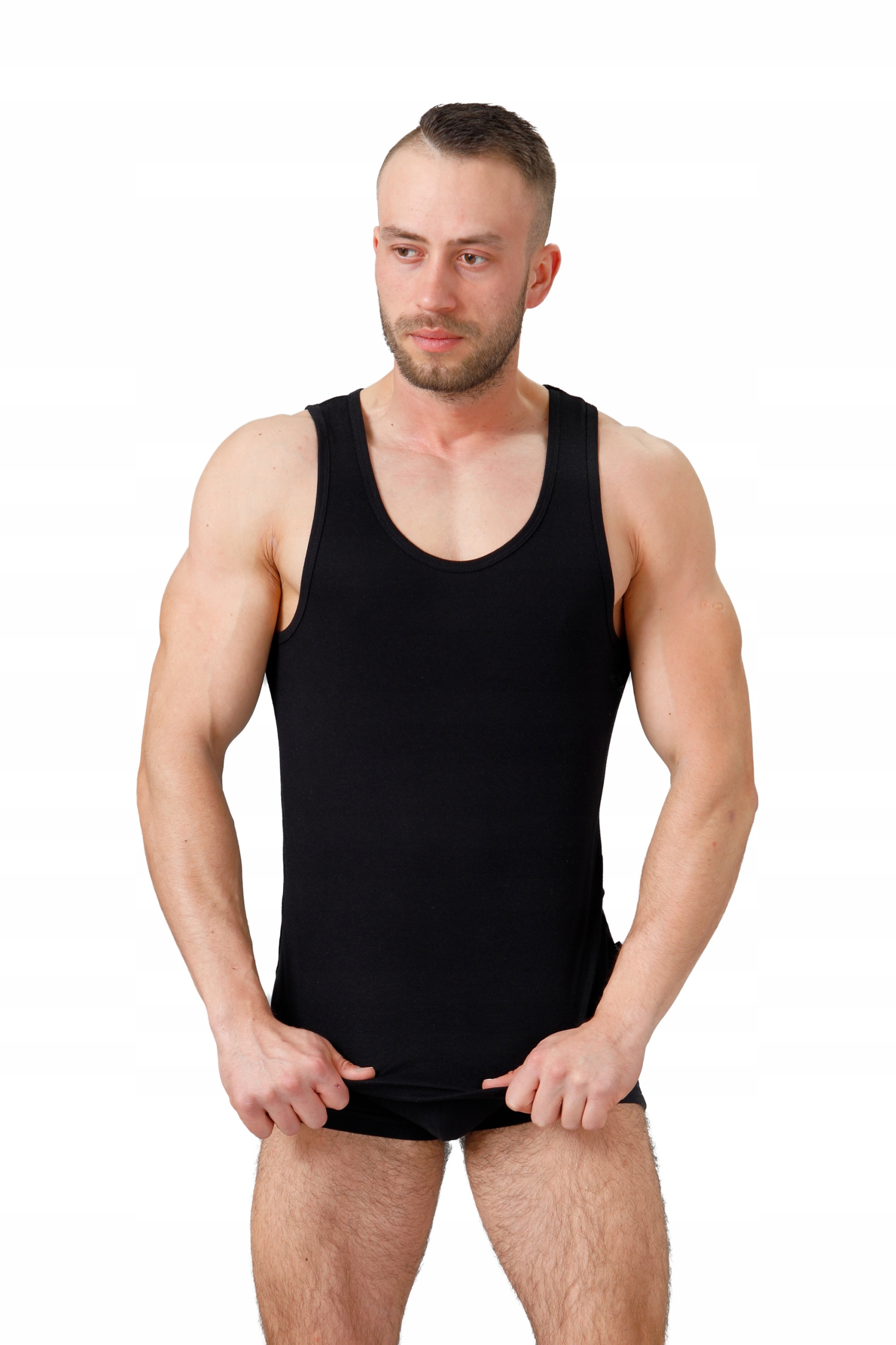 

Podkoszulek męski na ramiączka Hotberg czarny 3XL
