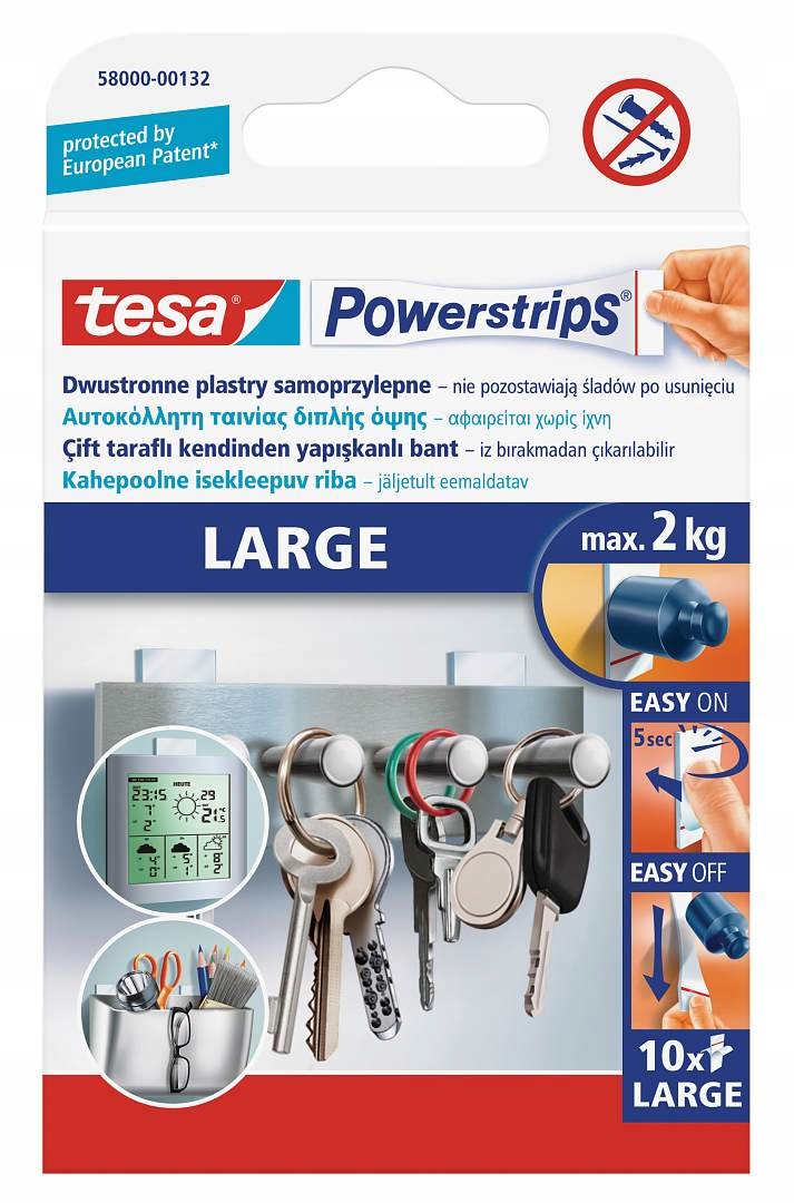 

plastry montażowe Tesa Powerstrips x10