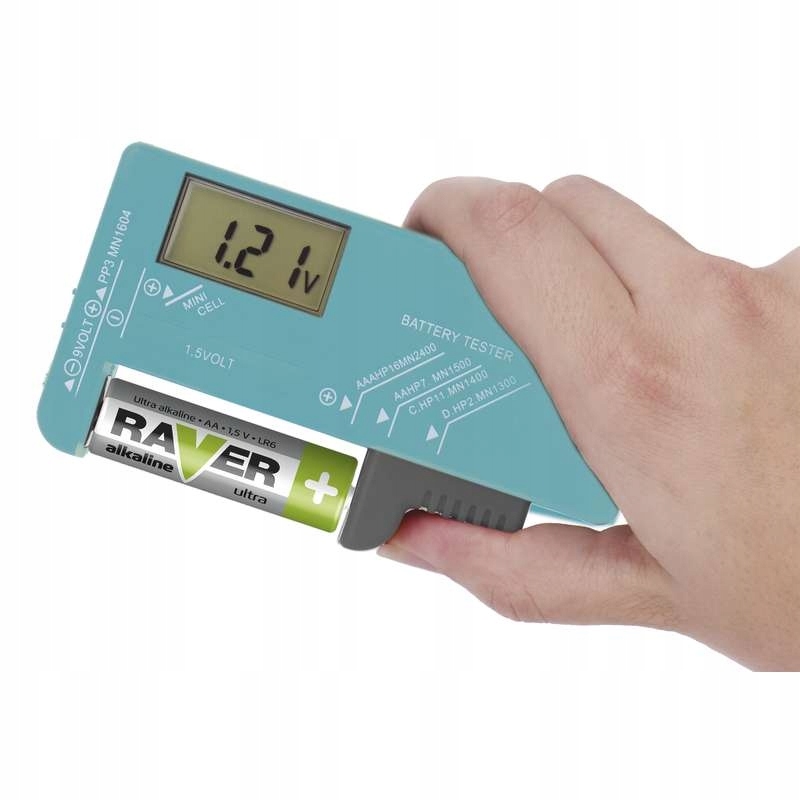 Uniwersalny tester baterii z wyświetlaczem N0322