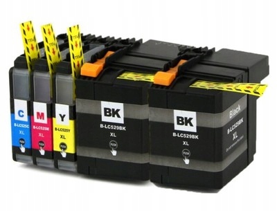 

5x Tusz Do Brother Dcp J100 J105 J200 LC529 LC525