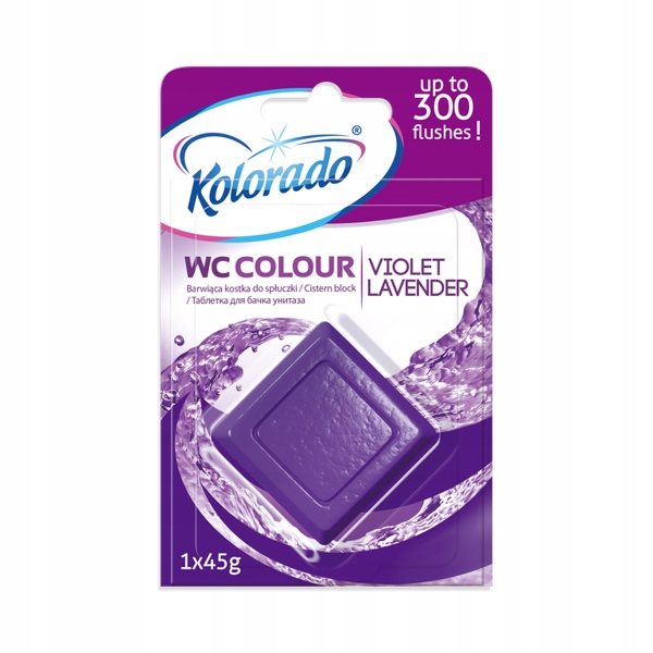 Levně 17x Kolorado Wc Colour Barvící kostka na Wc Levandule 45G