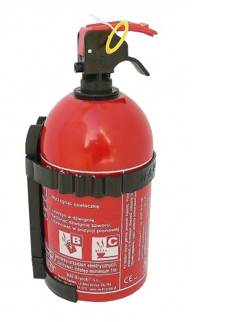 GAŚNICA samochodowa PROSZKOWA 1kg + LEGALIZACJA