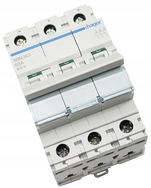 Izolační odpojovač 63A 3P 3M 400V Ac