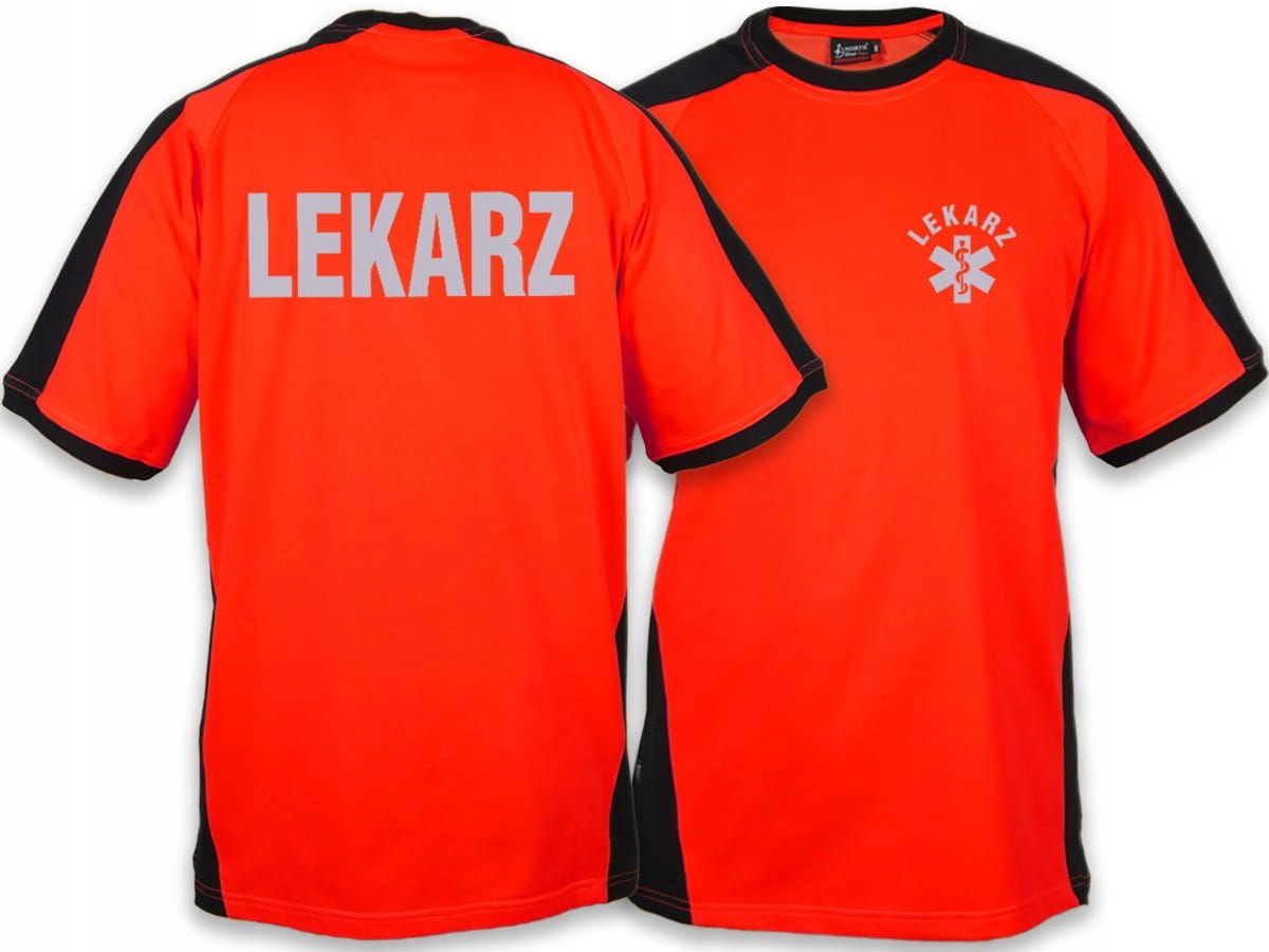 

Koszulka Fluo Odblask Ratownictwo Medyczne Lekarz