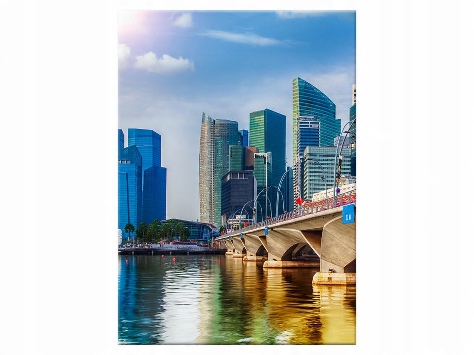 

Obraz na płótnie Singapur Miasto 50x70 Rzeka