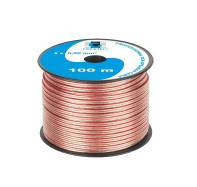 

Przewód Głośnikowy 2 x 0,50mm Cabletech -10metrów