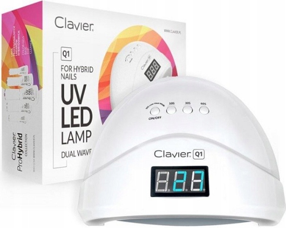 

Clavier Lampa Q1 2w1 Led/uv Sensor 48W Do Paznokci