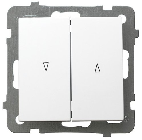 OSPEL AS Łącznik żaluzjowy z blokadą biały