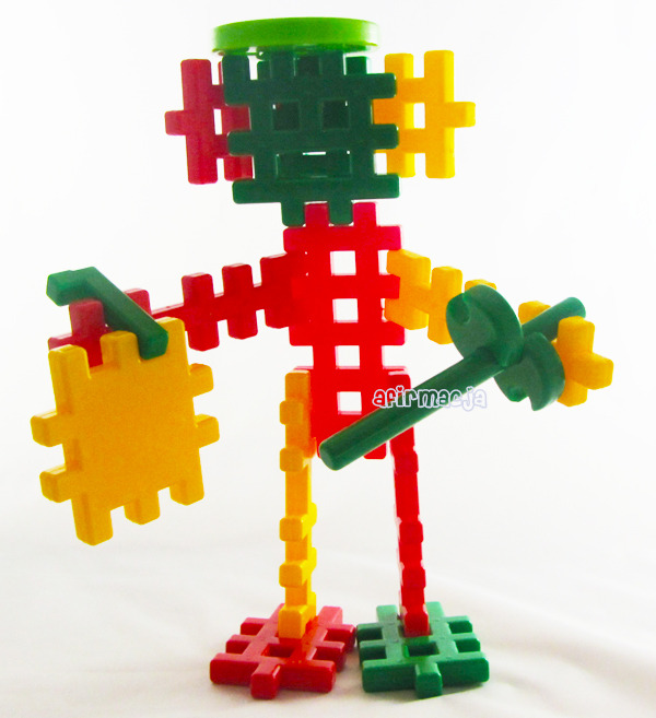 POLSKIE KLOCKI WAFLE MEGA PAKA - 190 ELEMENTÓW Rodzaj zestaw