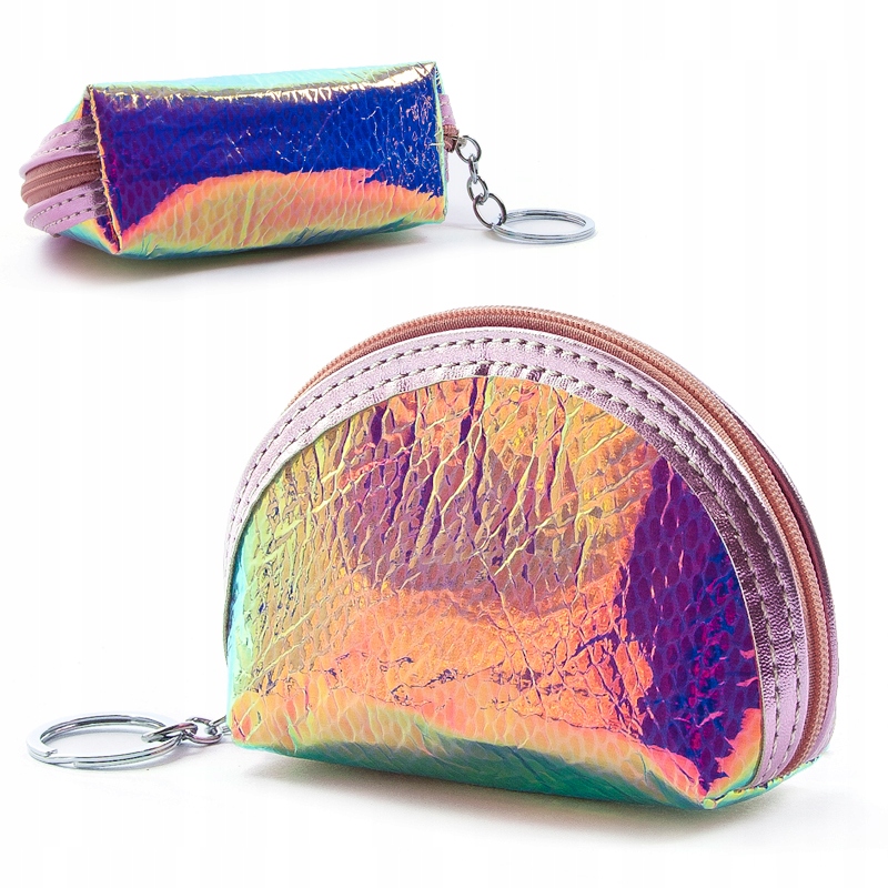 

Modna Saszetka Holograficzna Kosmetyczka Brelok