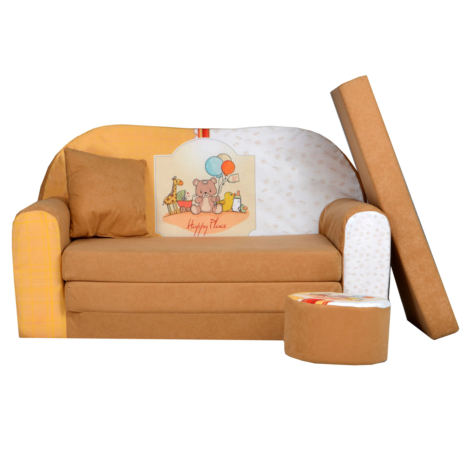 

Sofa Kanapa Łóżko Dzieci Rozkładana Happy Place