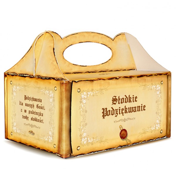 

Pudełko na ciasto pudełka na tort wesele kołacz