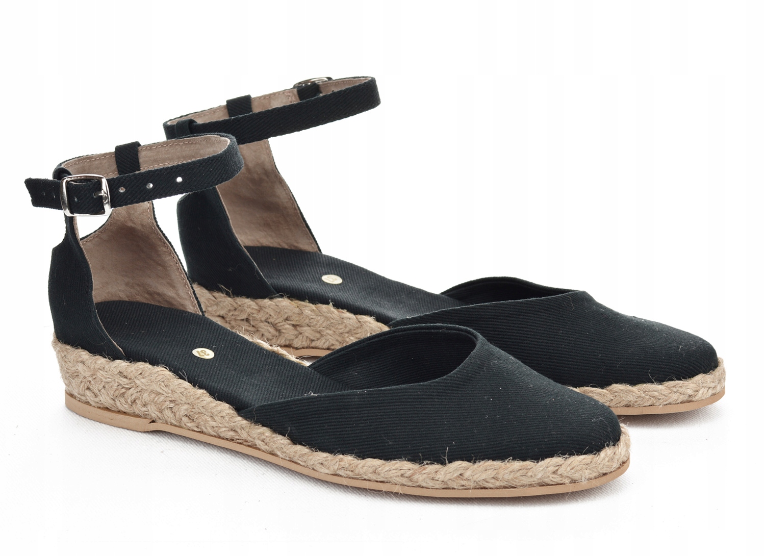 

Espadryle płaskie spotykanka czarne DZ01 39