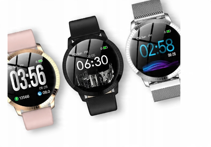 

SmartWatch Damski puls Ciśnieniomierz kroki Cykle