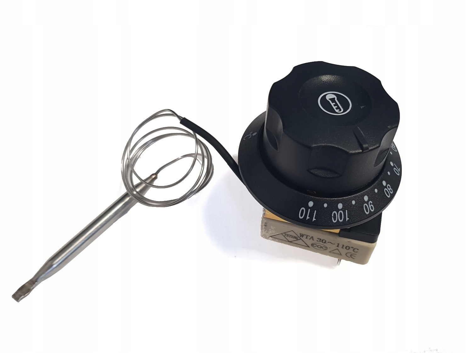 Termostat z kapilarą 30C-110C 16A/250V