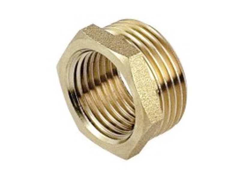 Redukcja mosiężna 1/2'' x 3/8'' MOCNA
