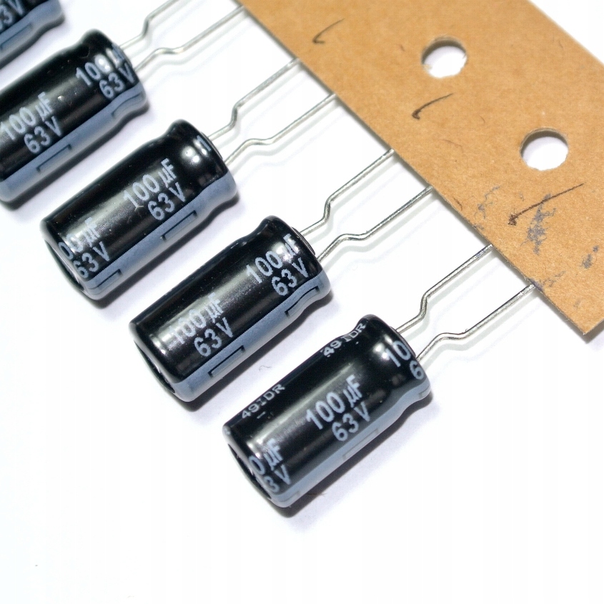 100uF 63V 105 8x15 Low ESR Panasonic kondensator___ [10szt]