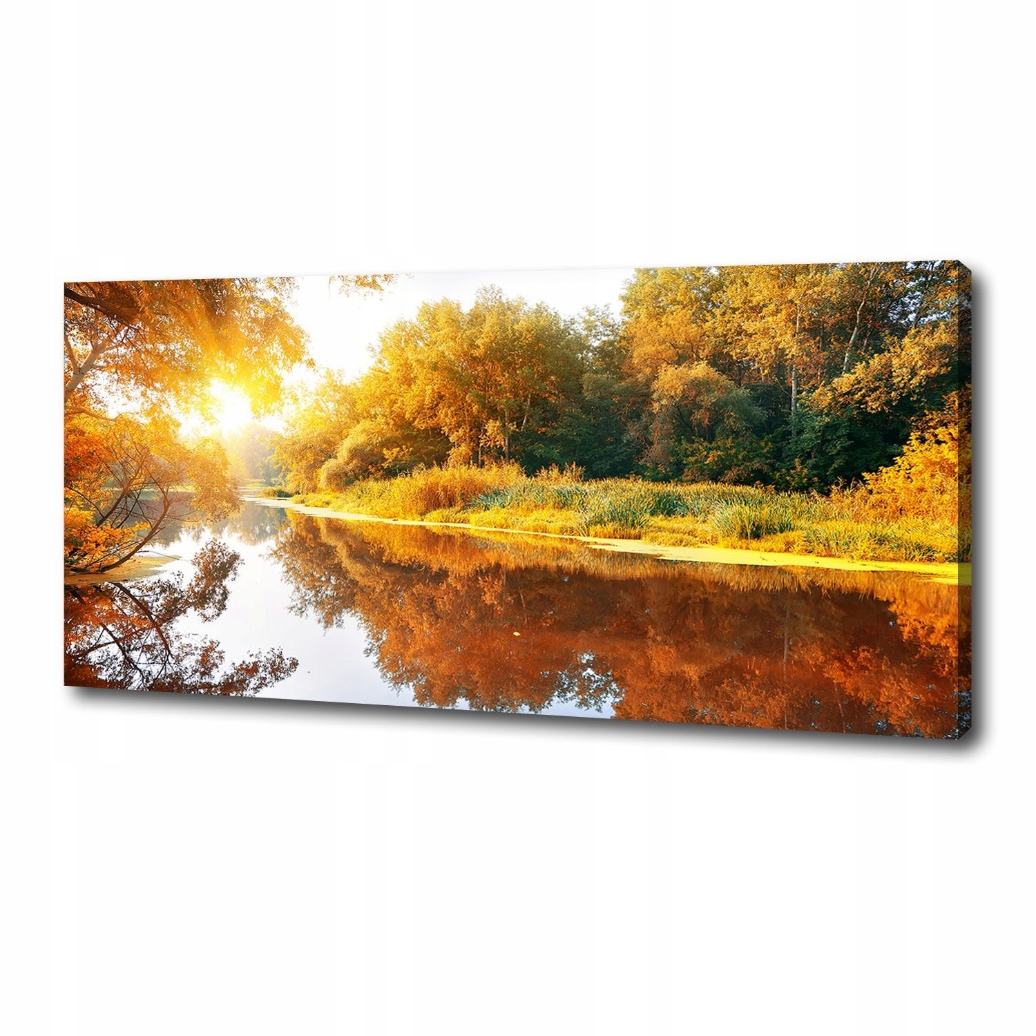 

Foto obraz na płótnie Rzeka jesienią 125x50 cm