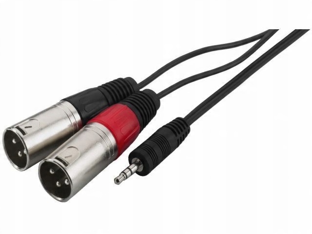 

Monacor MCA-129P - Kabel XLR-mini jack stereo 1m
