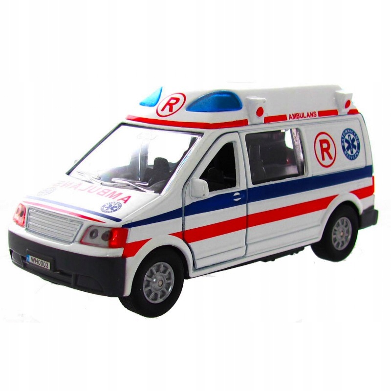 auto metalowe z dźwiękiem AMBULANS HKG004 — 3