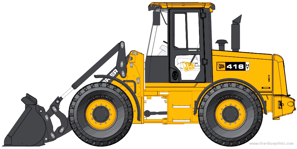 Filtry Jcb 416HT Sada Motor Jcb