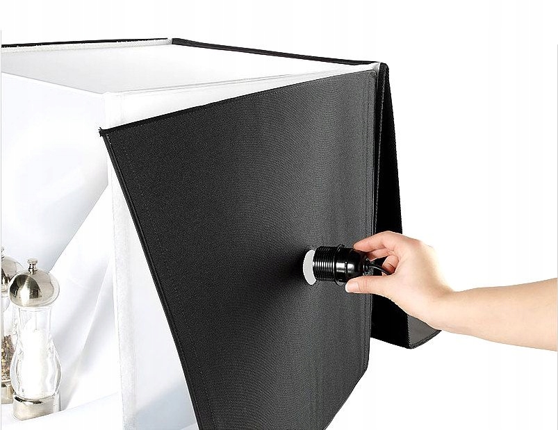 NAMIOT 60X60X60CM Z ŻARÓWKAMI 22W + STATYW STUDIO Typ oświetlenia Ciągłe