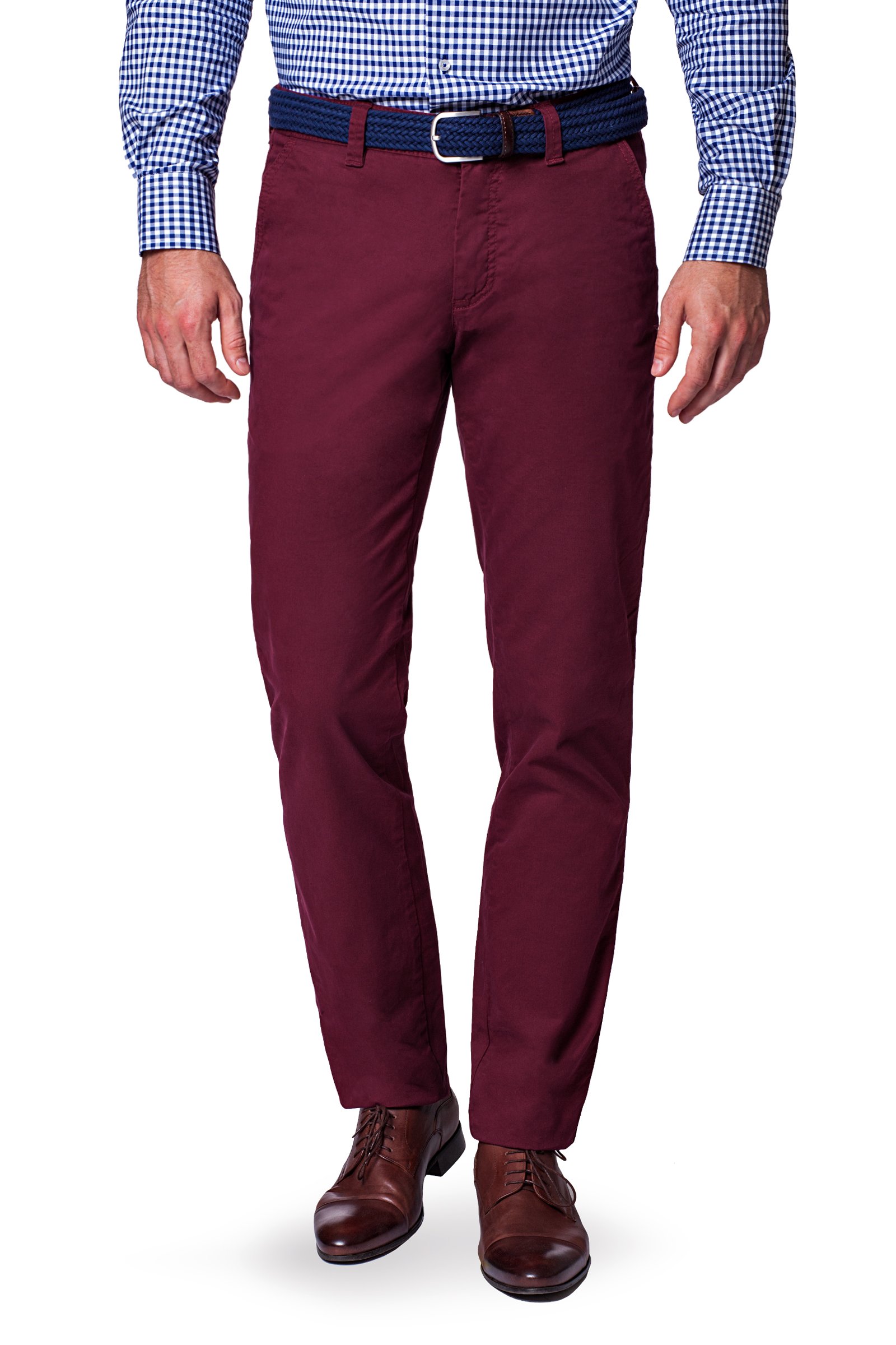

Spodnie Męsk Bordeaux Lancerto Chino Kevin 188/88