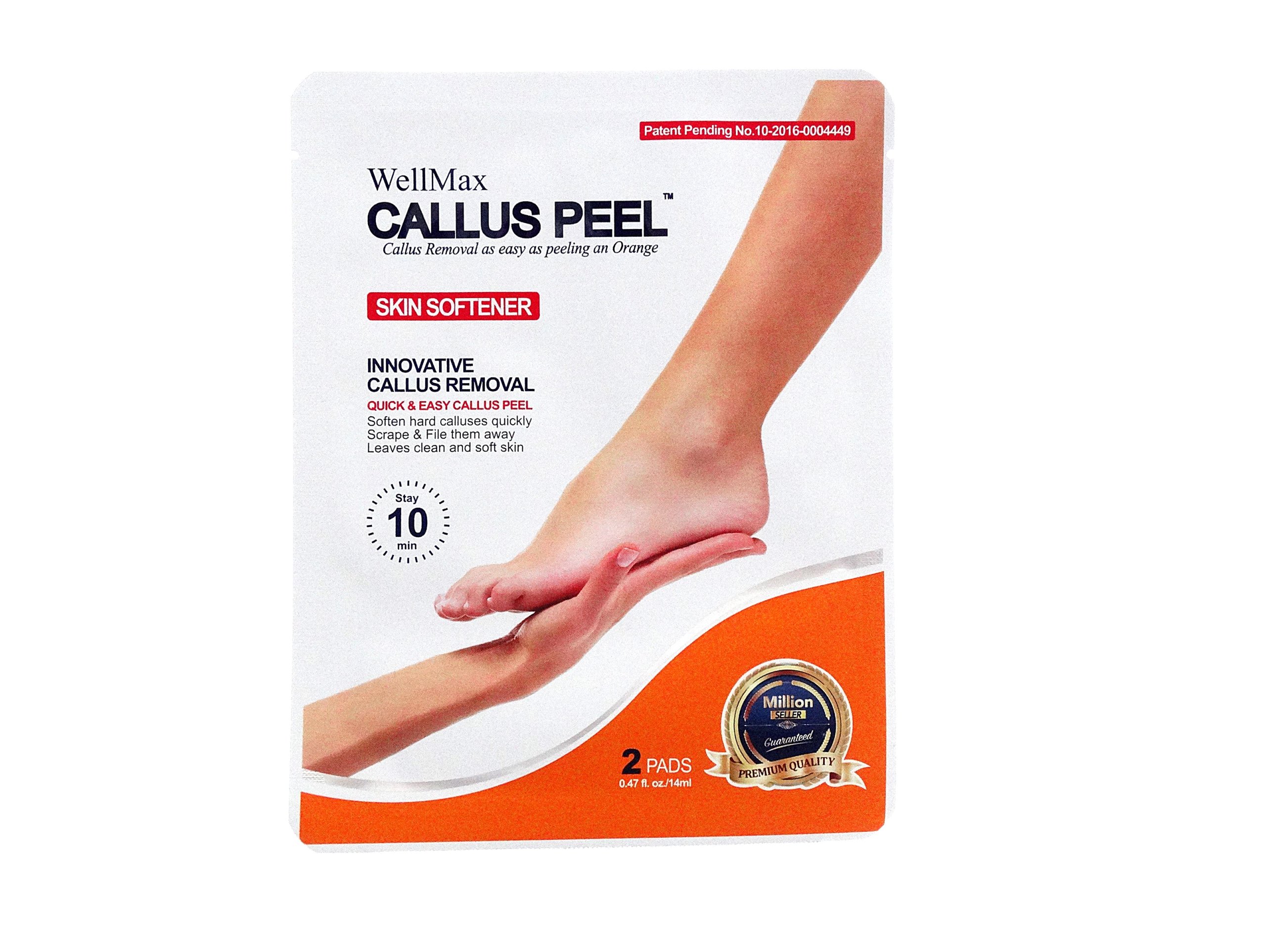 

Callus Peel Zestaw do Pedicure Kwasami 4 Plastry