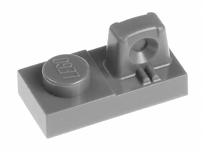 

Lego Płytka z zaczepem 1x2 30383 szara ciemna 2szt