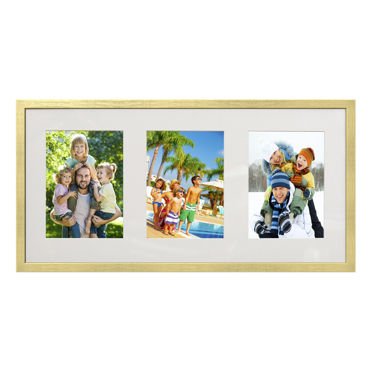 

Galeria Ramka Na Zdjęcia 3X 13x18 Ramki Złota