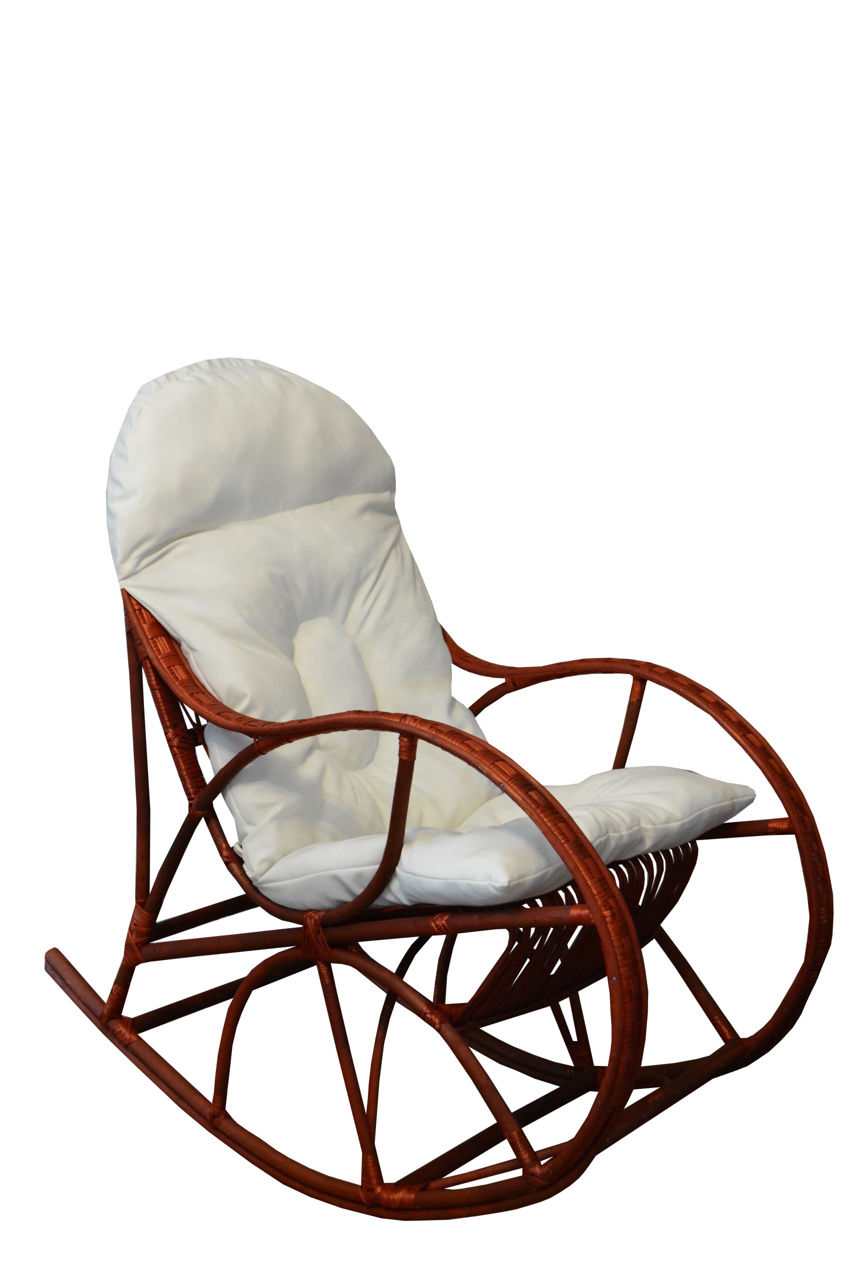 FOTEL BUJANY WIKLINOWY LORD WIŚNIA + PODUSZKA