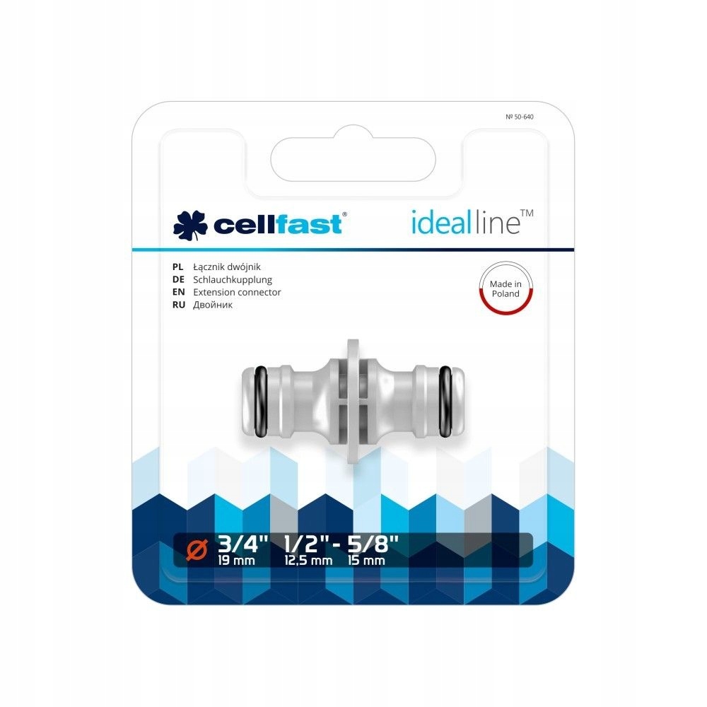 

Dwójnik złącze Do Wężą 3/4x1/2 50-640 Cellfast