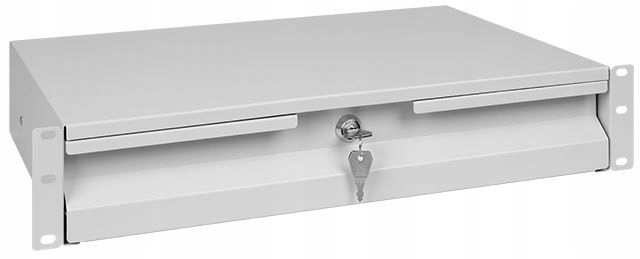 Šuplík pro 19'' Rack skříně Spacetronik 2U Šedá