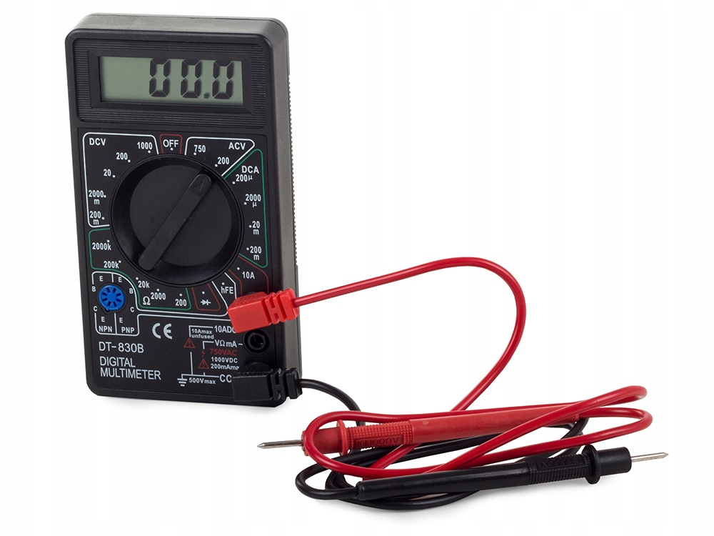 CYFROWY MIERNIK MULTIMETR PRĄDU LCD ELEKTRONIKI Stan opakowania oryginalne